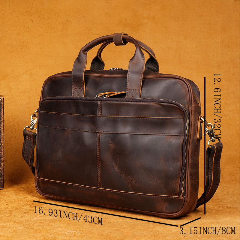 Vintage Leather Briefcase