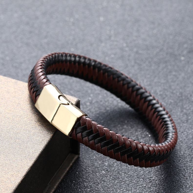 Handmade genuine leather bracelet
