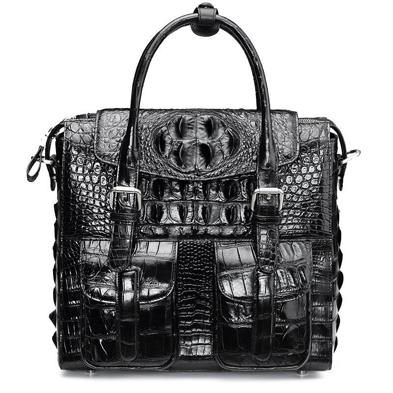 Genuine Crocodile Leather Shoulder Bag