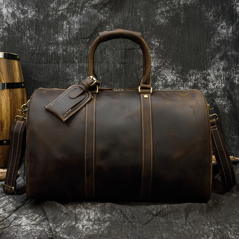 Vintage Leather Travel Bag