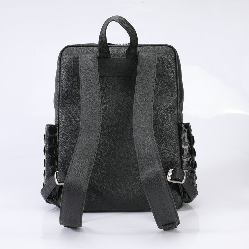 Genuine Crocodile Leather Backpack
