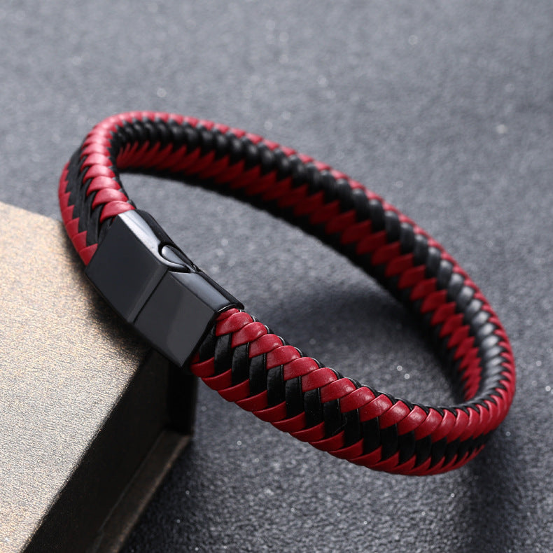 Handmade genuine leather bracelet
