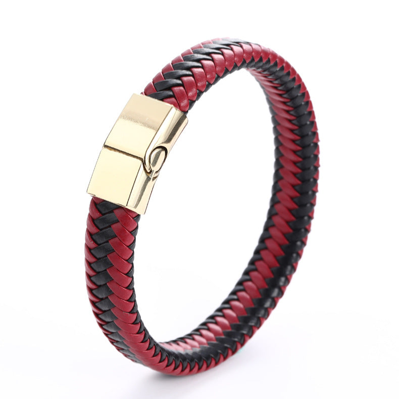 Handmade genuine leather bracelet
