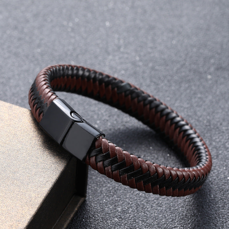 Handmade genuine leather bracelet