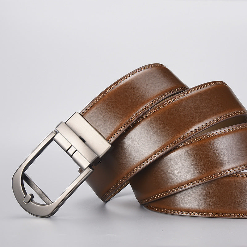 Business leather belt