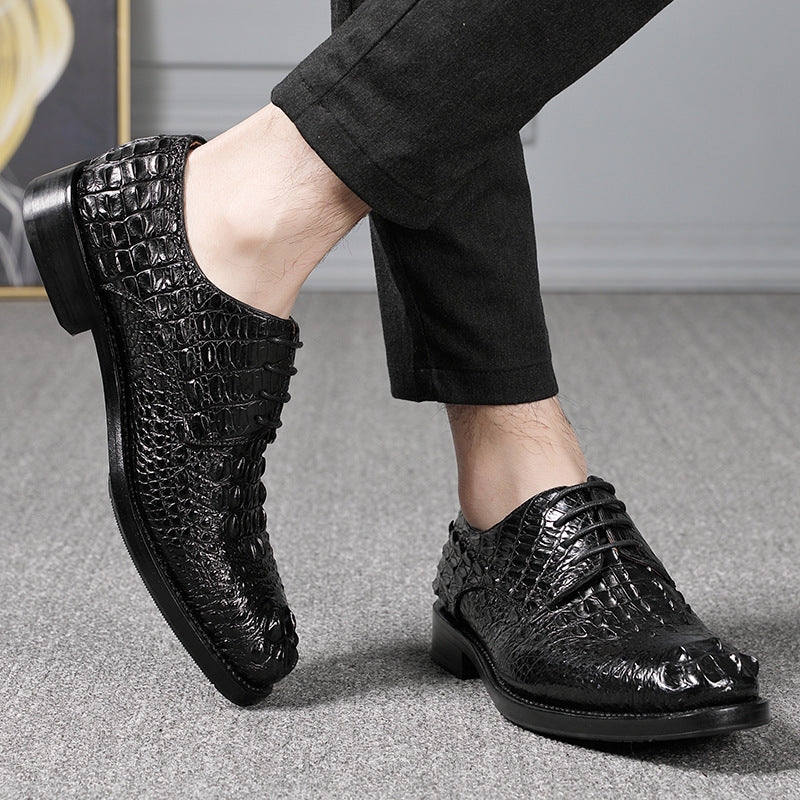 Handmade Crocodile Leather Shoes