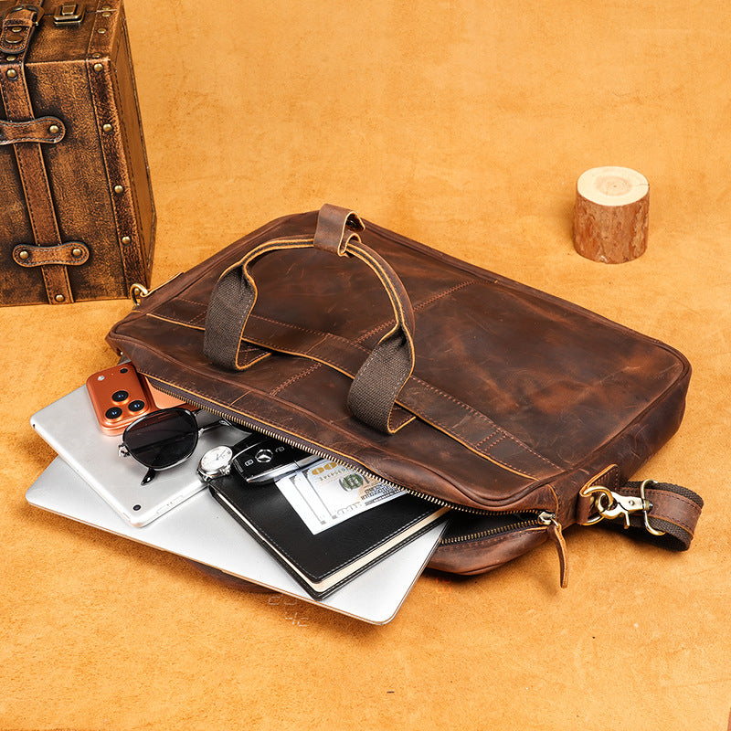Vintage Leather Briefcase