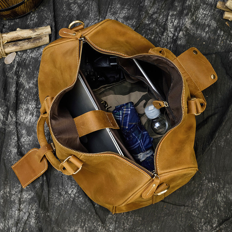 Vintage Leather Travel Bag