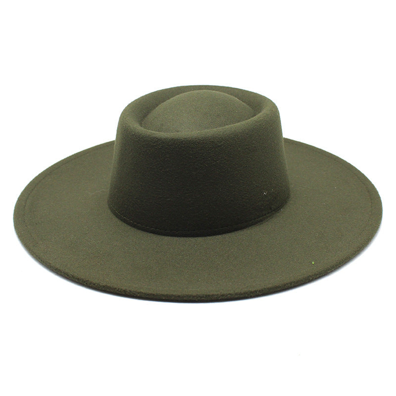 Fashion Simple Felt Bowler Hat