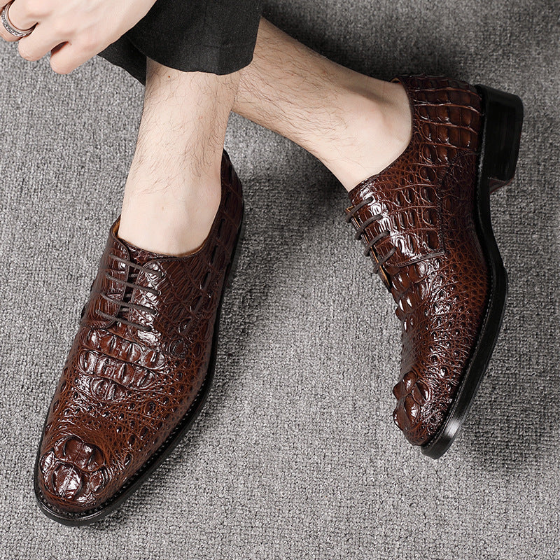Handmade Crocodile Leather Shoes