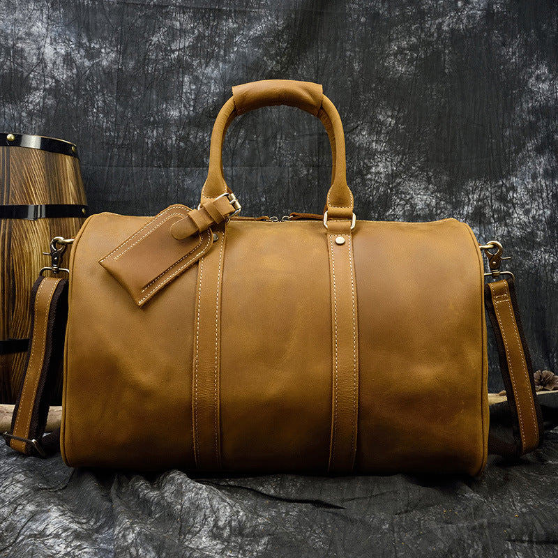 Vintage Leather Travel Bag