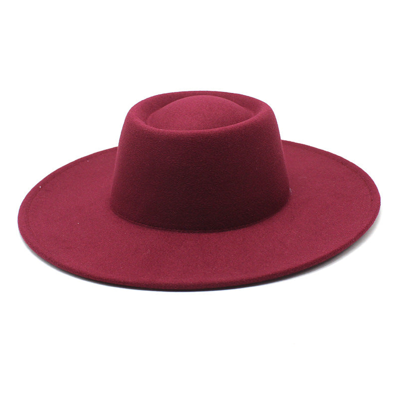 Fashion Simple Felt Bowler Hat