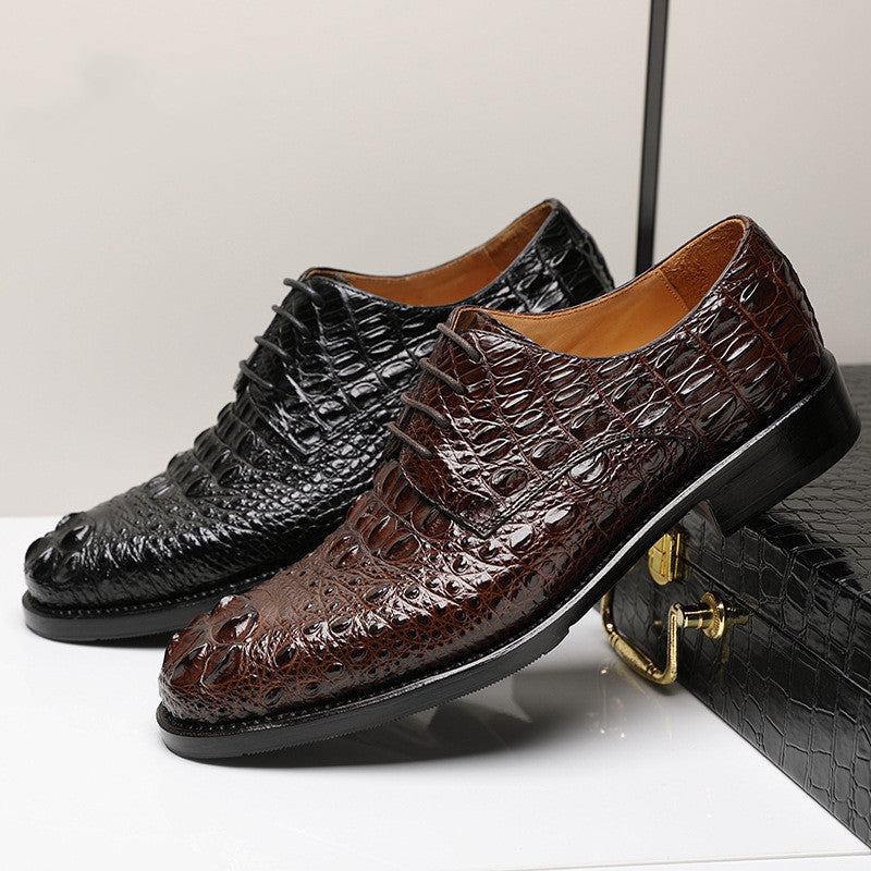 Handmade Crocodile Leather Shoes