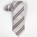 Business Formal Wear Classic Contrast Color Twill Tie For Men