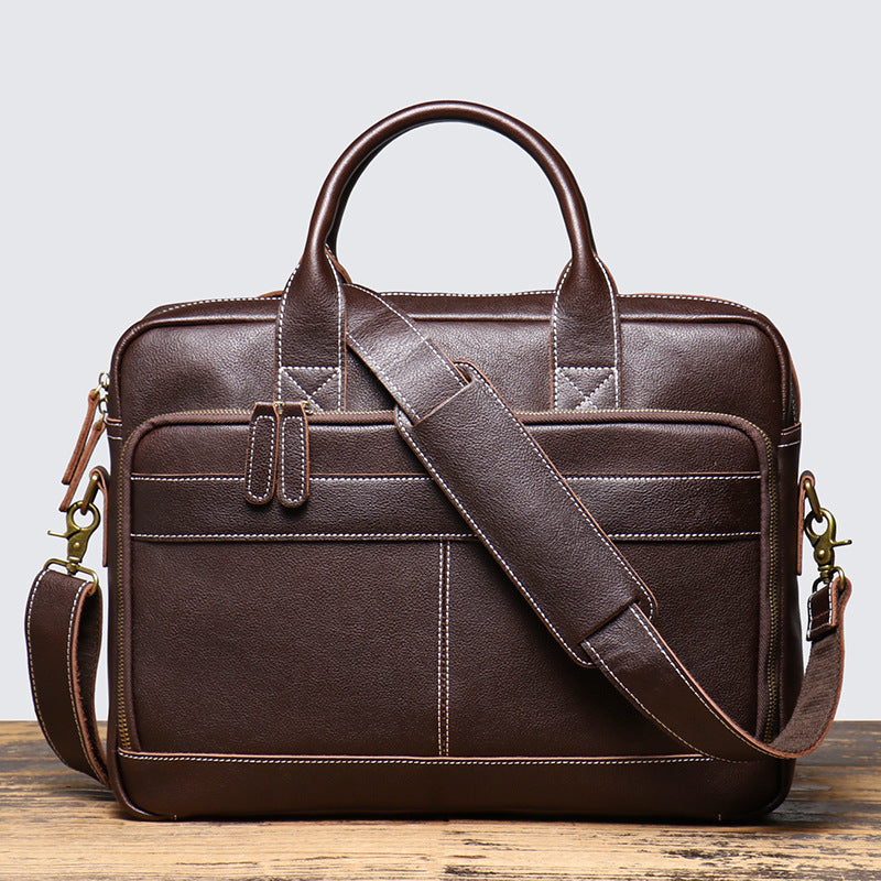 Genuine leather briefcase